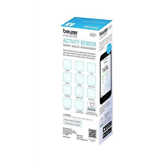 Beurer Bluetooth Smart Activity Sensor Fitness Tracker with Sleep Monitor, NIB - Picture 4 of 5